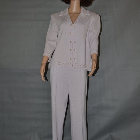 " BEAUTIFUL " ST . JOHN COLLECTION BY MARIE GRAY LIGHT PURPLE  SIZE 12/ 10 - Picture 13 of 14